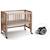 Lit bébé à barreaux cododo en hêtre massif naturel 40x90 cm BEIGE 4 - vertbaudet enfant 