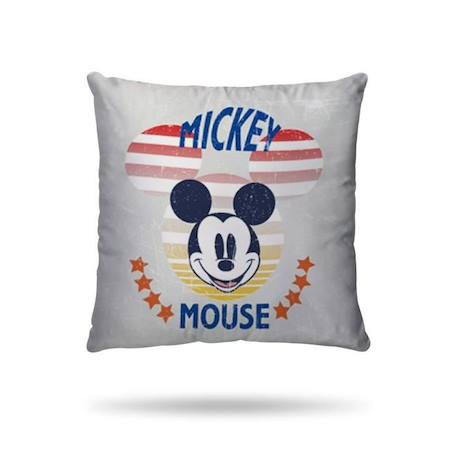 DISNEY - Housse de couette Mickey Mouse Disney 140x200 cm + 1 Taie d'oreiller 63x63 cm - 100% Coton - Gris GRIS 2 - vertbaudet enfant 