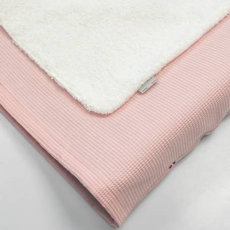 Housse de matelas à langer + tapis de change Nid d'abeille Rose ROSE 2 - vertbaudet enfant 