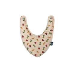 Puériculture-Repas-Bavoir bandana – Fruits pour bébés de 0 à 24 mois, 100% Coton Oeko Tex, Made in France, Motifs Variés pour un Bébé Super Stylé !