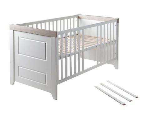 Chambre Bébé Complète Felicia - ROBA - Lit 70x140 cm - Commode à Langer - Armoire à 3 Portes BLANC 6 - vertbaudet enfant 