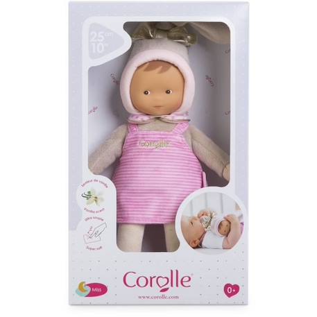 Mon Doudou COROLLE - Miss Rayée Rêves d'Etoiles - 25 cm - petite poupée - senteur de vanille - dès la naissance ROSE 5 - vertbaudet enfant 