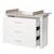 Chambre Bébé Duo Lucy - ROBA - Lit 70x140 cm - Commode à Langer Large BLANC 3 - vertbaudet enfant 