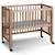 Lit bébé à barreaux cododo en hêtre massif naturel 40x90 cm BEIGE 1 - vertbaudet enfant 