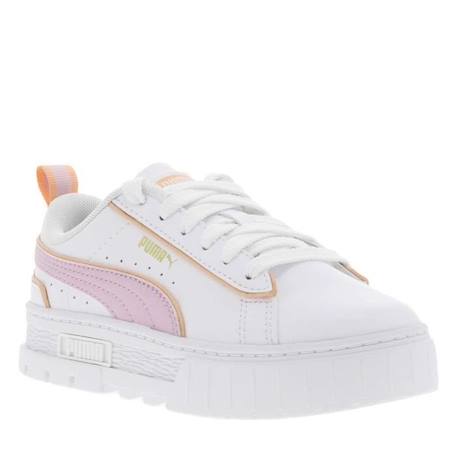 Baskets basses cuir BLANC 1 - vertbaudet enfant 