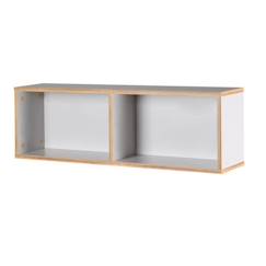 Chambre et rangement-Étagère Murale Enfant Caro - ROBA - 90 cm - Gris clair-chêne doré