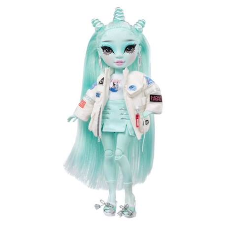 Rainbow High S3 Shadow High - Poupée 27 cm Zooey Electra (Vert clair) - 1 tenue + accessoires et support pour poupée VERT 1 - vertbaudet enfant 