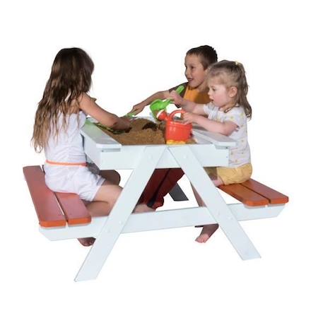 Table PICSAND Enfant avec Bac à Sable intégré BEIGE 2 - vertbaudet enfant 