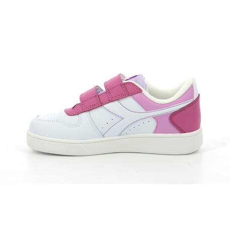 DIADORA Baskets basses Magic Low Ps vert ROSE+VERT 4 - vertbaudet enfant 