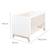 ROBA Lit Bébé Évolutif Clara 70x140 en Bois - Convertible en Lit Junior - Hauteur Réglable - 3 Barreaux Amovibles - Blanc BLANC 4 - vertbaudet enfant 