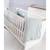 ROBA Lit Bébé Évolutif Nele Convertible - 70x140 cm - Réglable en Hauteur - 3 Barreaux Amovibles - Blanc / Effet Bois BLANC 2 - vertbaudet enfant 