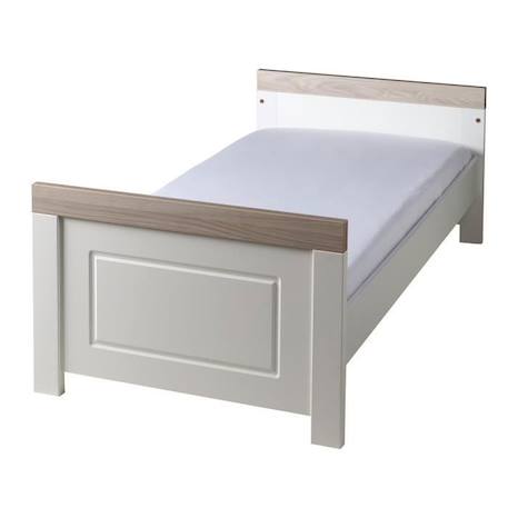 ROBA Lit Bébé Évolutif 70x140 Felicia - Réglable en Hauteur - Convertible - Blanc / Effet Bois BLANC 4 - vertbaudet enfant 