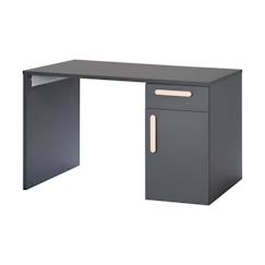 Chambre et rangement-Bureau pour Enfants et Jeunes - ROBA - Jara - Avec 1 Porte et 1 Tiroir à Fermeture Douce - Anthracite