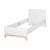 ROBA Cadre de Lit Enfant 90 x 200 cm - Clara - Style Scandinave Moderne - Structure de Lit avec Pieds en Hêtre Massif - Blanc BLANC 1 - vertbaudet enfant 