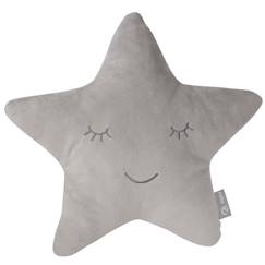 Linge de maison et décoration-Coussin Étoilé en Peluche pour Enfant - ROBA Style - Gris argenté - 0 mois et plus