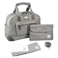 BEABA, Sac Amsterdam Gris Chiné  - vertbaudet enfant