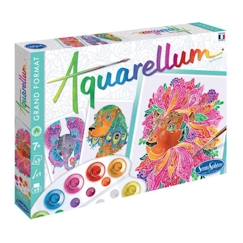 Aquarellum Grand format - Chiameres - Sentosphere - Multicolore - Blanc - 7 ans - Enfant - Mixte  - vertbaudet enfant