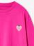 T-shirt Basics motif poitrine fille écru+fuchsia 6 - vertbaudet enfant 