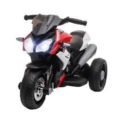 Moto électrique pour enfants 3 roues 6 V HOMCOM - Rouge  - vertbaudet enfant