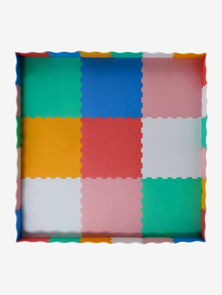 Tapis d'activités 9 dalles multicolore 2 - vertbaudet enfant 