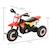 Tricycle Enfant Moto Cross Effets Musicaux et Lumineux avec Coffre de Rangement Rouge - HOMCOM ROUGE 3 - vertbaudet enfant 