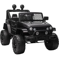 Voiture électrique enfant 4x4 HOMCOM - Noir - 100x64x71cm - Effets lumineux et sonores  - vertbaudet enfant