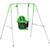 Balançoire portique enfant OUTSUNNY - Vert - 122x146x122cm - Pour 6-36 mois - Charge max. 25 Kg BLANC 1 - vertbaudet enfant 