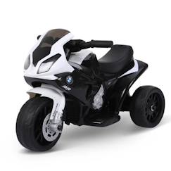 Moto électrique BMW S1000 RR pour enfants 3 roues 6V 2,5 Km/h avec effets lumineux et sonores - Noir  - vertbaudet enfant