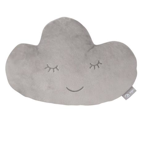 ROBA Canapé et Fauteuil Enfant Lil Sofa  + Coussin Décoratif Nuage - Ensemble en Velours - Gris argenté GRIS 6 - vertbaudet enfant 