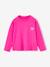 T-shirt Basics motif poitrine fille écru+fuchsia 4 - vertbaudet enfant 