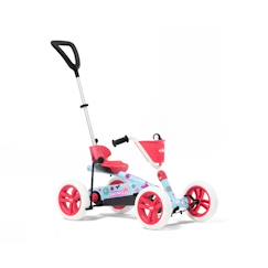 Jouet-Jeux de plein air-Véhicules enfant-Kart à pédales BERG Buzzy Bloom 2 en 1 - Rose