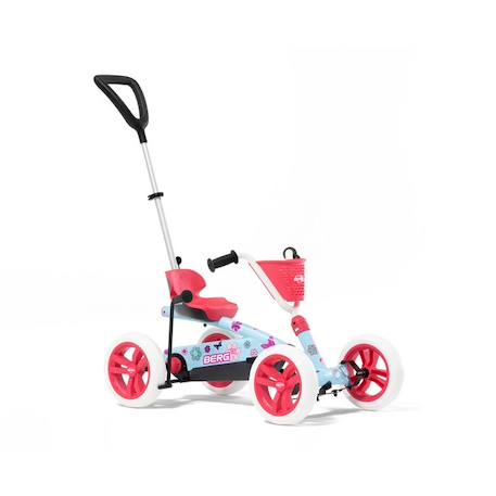 Kart à pédales BERG Buzzy Bloom 2 en 1 - Rose ROSE 1 - vertbaudet enfant 