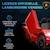 HOMCOM Voiture électrique licence Lamborghini Veneno 12V pour enfants avec portes papillon pour 3-6 ans, rouge ROUGE 4 - vertbaudet enfant 