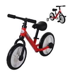 Jouet-Draisienne 2 en 1 pour enfant - HOMCOM - Roues 11" - Pédales amovibles - Hauteur selle réglable