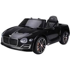 Jouet-Véhicule électrique enfants 2 moteurs 108L x 60l x 43H cm télécommande effets sonores + lumineux noir Bentley
