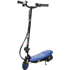 Jouet-Jeux de plein air-Tricycles, draisiennes et trottinettes-Trottinettes-Trottinette électrique pliable pour enfant 7-14 ans 12 Km/h max. autonomie 10 Km max. bleu 75x48x105cm - HOMCOM