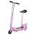 Trottinette électrique pliable pour enfants - HOMCOM - 120 W - Hauteur de guidon et selle réglable - Rose ROSE 1 - vertbaudet enfant 