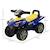 Porteur Enfants Quad HOMCOM - Bleu Jaune - Tout Terrain - 18-36 Mois BLEU 3 - vertbaudet enfant 