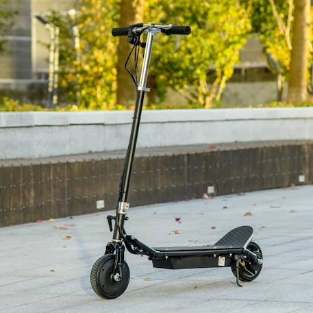 Trottinette électrique 150 W pliable réglable enfant 4-14 ans 14 Km/h max. autonomie 8 Km max. noir NOIR 2 - vertbaudet enfant 