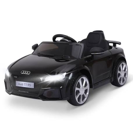 Véhicule électrique enfant Audi TT RS 12 V 35 W V. max. 5 Km/h télécommande effets sonores + lumineux noir 123x71x49cm Noir NOIR 1 - vertbaudet enfant 