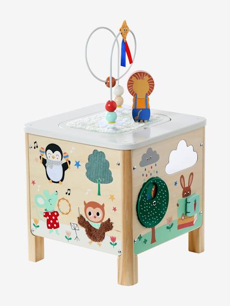 Cube d'activités sensoriel en bois FSC® Les animaux joyeux 7 - vertbaudet enfant 