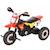 Tricycle Enfant Moto Cross Effets Musicaux et Lumineux avec Coffre de Rangement Rouge - HOMCOM ROUGE 1 - vertbaudet enfant 
