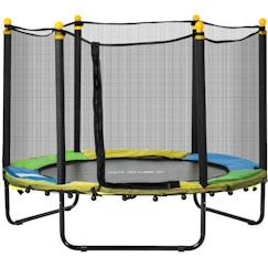 Jouet-Jeux de plein air-Trampolines-Trampoline enfant - HOMCOM - Ø 140 cm - Noir