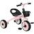 Tricycle enfant AIYAPLAY - Siège réglable avec dossier - Pédales antidérapantes - Panier avant - Rose BLANC 1 - vertbaudet enfant 