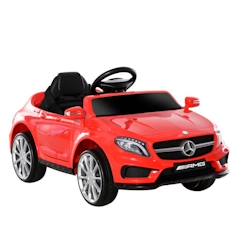 Jouet-Voiture électrique pour enfants - HOMCOM - Mercedes GLA AMG - Rouge - 6V - Effets sonores et lumineux