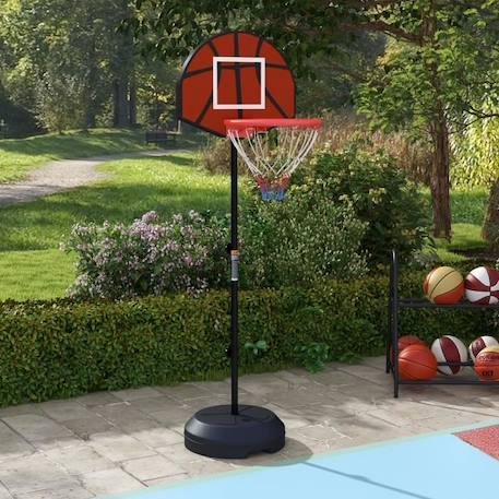 Support panier de basket-ball jeu de 6 fléchettes magnétiques 2 en 1 NOIR 2 - vertbaudet enfant 