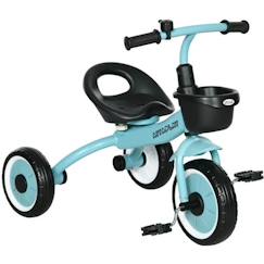 Jouet-Jeux de plein air-Tricycles, draisiennes et trottinettes-Tricycle enfant multi-équipé  70x50x58cm Bleu