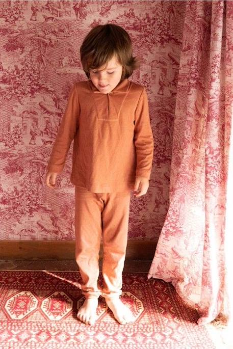 Pyjama enfant Nino JAUNE 3 - vertbaudet enfant 