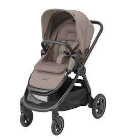 MAXI-COSI Poussette citadine naissance confort Adorra2 LUXE, 4 roues, Truffle  - vertbaudet enfant