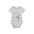 Lot de 2 bodies bébé manches courtes Tapioca GRIS 3 - vertbaudet enfant 